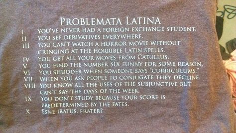 Latin student problems Latin Student Aesthetic, Latin Student Problems, Latin Spells, Teaching Latin, Foreign Exchange Student, Student Aesthetic, Student Problems, Ancient Languages, Chaotic Academia