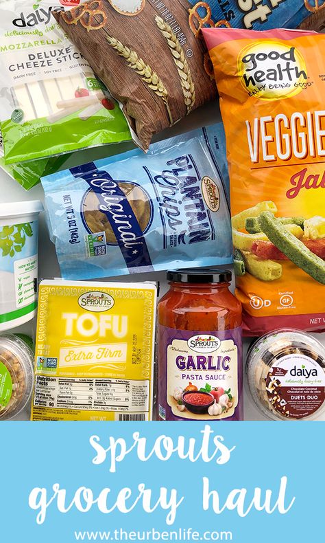 Sprouts Farmers Market Haul | The Urben Life Sprouts Grocery, Sprouts Market, Vegan Tzatziki, Farmers Market Recipes, Sprouts Farmers Market, Dairy Free Diet, Vegan Yogurt, Dairy Drinks, Garlic Pasta