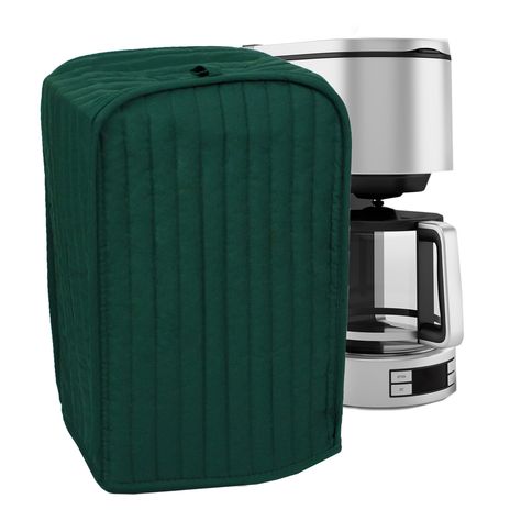 PRICES MAY VARY. Durable construction. The RITZ Coffee Maker Cover in dark green is made of a durable polyester/cotton blend. Keeps your appliance clean. Keep your stand mixer or coffee maker free of dirt, dust, and fingerprints while not in use or stored away to extend the life of the appliance. Fits most comparable stand mixers/coffee makers. Measuring 16” x 11.5” x 7.75”, this cover securely fits most standard stand mixers and coffee makers. Easy to use. This cover is easy to slip on and off Coffee Maker Cover, Kitchen Devices, Mixer Cover, Fast Shop, Gift Card Number, Cleaning Appliances, Appliance Covers, Stand Mixer, Cover Gray