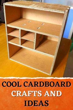 Unbelievable things you can make with cardboard boxes you didn’t know aboutAre you looking for a way to organize your home without spending a ton of moneyW... Cardboard Box Diy, Cardboard Organizer, Diy Muebles Ideas, Furniture With Storage, Cardboard Storage, Cardboard Crafts Diy, Cardboard Box Crafts, Diy Storage Boxes, Kraf Diy