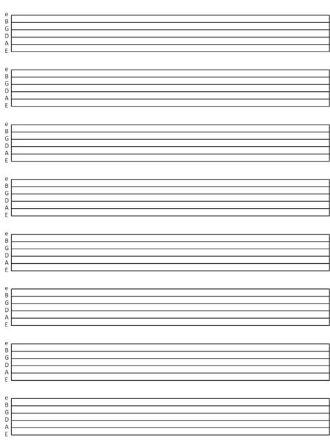 Blank Guitar Tab Sheet Music | Guitar chord sheet, Ukulele tabs songs, Guitar sheet music Basic Chords Guitar, Guitar Tab Sheet, Learn Bass Guitar, Guitar Tabs And Chords, Blank Sheet Music, Learn Guitar Chords, Easy Guitar Tabs, Music Theory Guitar, Guitar Lessons Songs