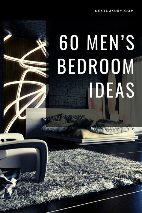 Moody Male Bedroom, Mens Wall Art Masculine Bedrooms, Men Bedroom Ideas Color Schemes Masculine, Black Room For Men, Ideas For Mens Bathrooms, Mens Dark Bedroom Ideas, Masculin Bedroom Ideas, Men Dark Room Aesthetic, Posters For Mens Bedroom