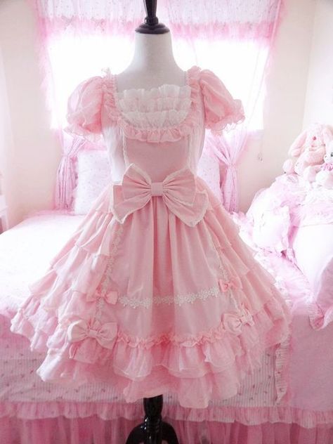 Bodyline Dress, Kawaii Pastel Outfits, Cutecore Outfit, Kawaii Outfits, Mode Kawaii, Kostum Cosplay, Lolita Outfits, Fashion Male, Kawaii Dress