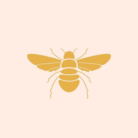 Just bee yourself. Do your own sting 🐝  #logo #design #bee #cute #design #graphic Honeybee Logo Design, Bee Branding Design, Honey Graphic Design, Bee Illustration Graphic Design, Bee Logo Ideas, Sting Logo, Bee Graphic Design, Honeybee Logo, Bee Branding