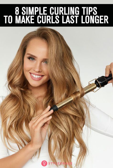 Curling Fine Hair, Good Curling Irons, Curling Straight Hair, Wedding Hair Styles, Fine Straight Hair, Beach Wave Hair, Curls For Long Hair, Long Lasting Curls, Long Curls