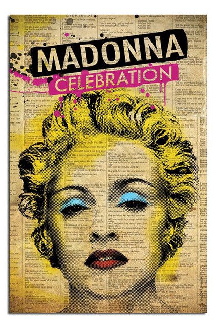 Madonna-Poster-0007 | Available from www.iposters.co.uk | Nick Talley | Flickr Madonna 90s, Madonna Vogue, Madonna Albums, Celebration Poster, Madonna Music, Madonna 80s, Music Pics, Vintage Poster Art, Art Collage Wall