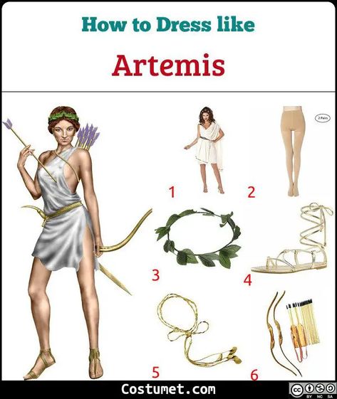 Artemis Diy Costume, Artemis Halloween Costume, Artemis Costume Goddesses, Greek Goddess Diy Costume, Artemis Aesthetic Outfit, Artemis Goddess Costume, Greek Godesses Costume Halloween, Greek Godesses Costume, Artemis Outfit