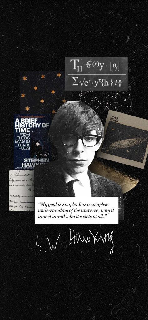 Stephen Hawking Wallpaper, Space Quotes, Astro Science, History Of Time, Cosmos Space, Astronomy Science, Amazing Science Facts, Physics And Mathematics, Aerospace Engineering