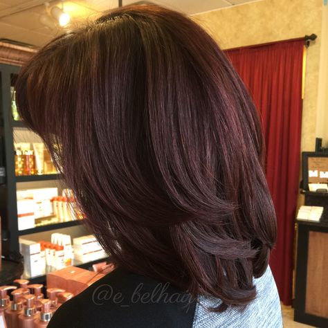 "Raspberry Truffle" #redhair #redviolet #shorthair #mediumlengthhair Raspberry Truffle, Hair Color Auburn, Auburn, Medium Length Hair Styles, Hair Ideas, Red Hair, Raspberry, Violet, Short Hair Styles