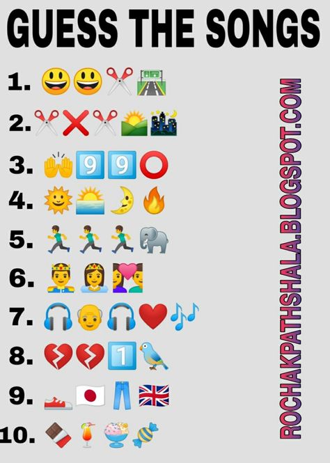 #whatsapppuzzles #whatsappriddles #guesstheemoji #guessthesongs #viralpuzzles #emoticons #riddles #puzzles #rochakpathshala Emoji Music, Guess The Emoji Answers, Emoji Answers, Funny Brain Teasers, Taylor Swift Quiz, Party Games For Ladies, Guess The Emoji, Emoji Puzzle, Disney Song