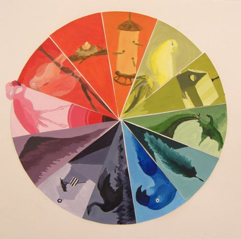 Creative Color Wheels | The New Image Creative Color Wheel Ideas Unique, Colour Wheel Design Ideas, Color Wheel Worksheet, Elements Of Art Color, Color Wheel Design, Color Wheel Art Projects, Color Wheel Projects, Intro To Art, Color Wheel Art