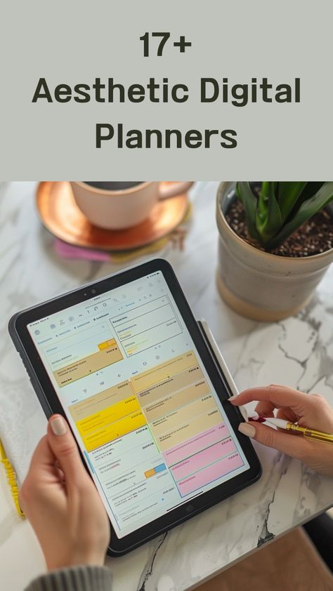 Aesthetic Digital Planners (Free Download) postitmenuplanner #travelplannertemplatenotion Living Well Planner, Digital Planner Aesthetic, Digital Planner Ideas, Interactive Calendar, Travel Planner Template, Planner Aesthetic, Planner Writing, Ultimate Planner, Creative Soul