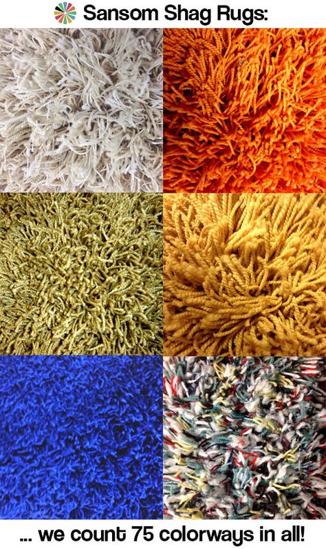 75 colors of shag rugs and carpets from Sansom Shag Rugs - oh so groovy, baby! - Retro Renovation #ShagRugs Basement Carpet, Fur Carpet, Carpet Texture, Austin Powers, Carpet Trends, Retro Renovation, Brown Carpet, Shag Carpet, Pink Carpet