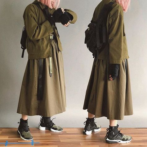 Colorful Techwear, Pokemon Gym Leaders, Techwear Fashion, Modern Street Style, Grass Type, Gym Leaders, Military Outfit, Tech Fashion, Future Fashion