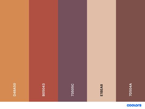 Collor Pallete Autumn, Cozy Autumn Color Palette, Halloween Color Pallet, Halloween Colors Palette, October Palette, Halloween Colour Palette, Spooky Color Palette, October Color Palette, September Color Palette