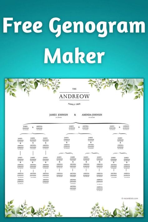 Free genogram maker is a web-based tool that allows users to create printable family trees and charts. The site offers a variety of templates, which can be customized to include specific information about family members. Family Tree Templates | Free PDF & Editable Versions | Start Building Your Genealogy with Our Trees | Genealogy Shouldn’t Be Overwhelming | Discover Your Family | #Ancestry #Genealogy #FamilyTreeChart #FamilyTreeTemplates #FreeGenogramMaker Genogram Template Free Printable, Editable Family Tree Template Free, Making A Family Tree Ideas, 5 Generation Family Tree Template, Tree Of Life Template Free Printable, How To Make A Family Tree, Family Tree Template Printable Free, Geneology Printables Free, Free Family Tree Template Printables