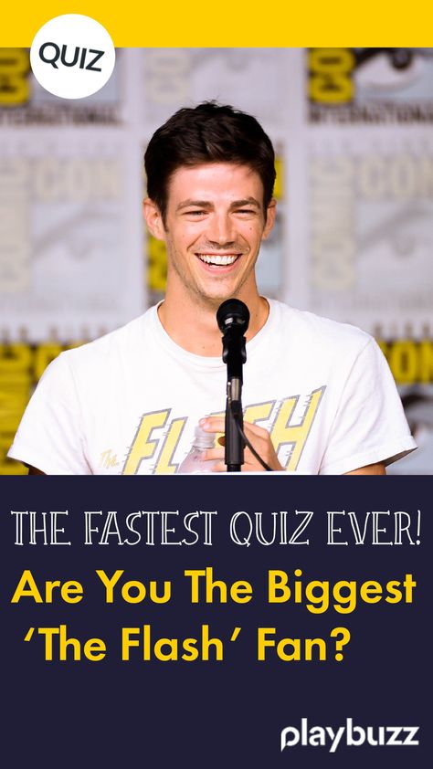 He's not only one of the best superheroes but he's got one of the best superheroes in TV shows and films ever. You get it super fast, right? We're talking about The Flash, either played by Grant Gustin or Ezra Miller or whoever we love this superhero. Are you a fan of him? Let's take the fastest quiz ever to figure it out. ********** #PlaybuzQuiz Playbuzz Quiz Quizzes Quiz Celebrities Tv Film Superhero The Flash DC Marvel Grant Gustin Hot Pics, Grant Gustin The Flash, Grant Gustin Flash, The Flash Quotes, John Wesley Shipp, Dating Quiz, Flash Comics, Superhero Shows, Playbuzz Quiz