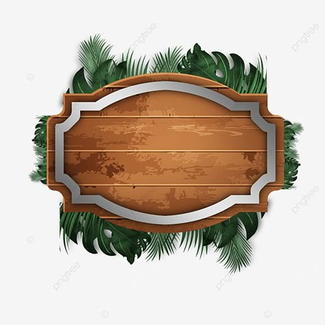 Wooden Border Design, Birthday Board Ideas, Diy Cake Topper Printable, Plant Border, Festa Jurassic Park, Hacker Wallpaper, Border Png, Diy Cake Topper, Wooden Boards