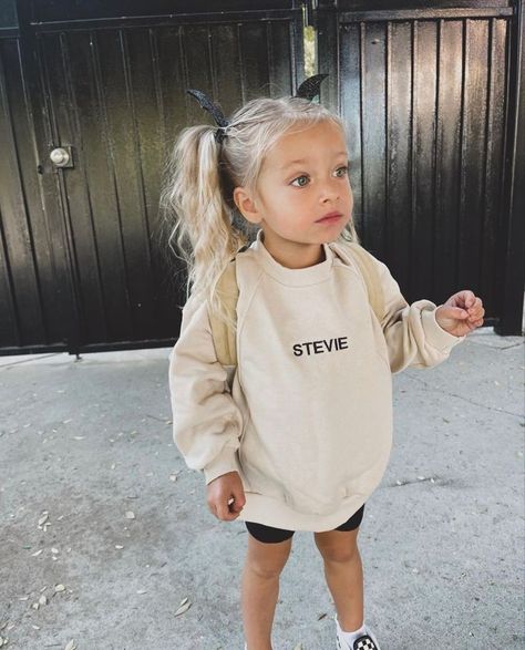 Trendy Toddler Girl Outfits, Blonde Toddler Girl, Kindergarten Outfit, Baby Girl Toddler, Toddler Girl Outfit, Toddler Girl Style