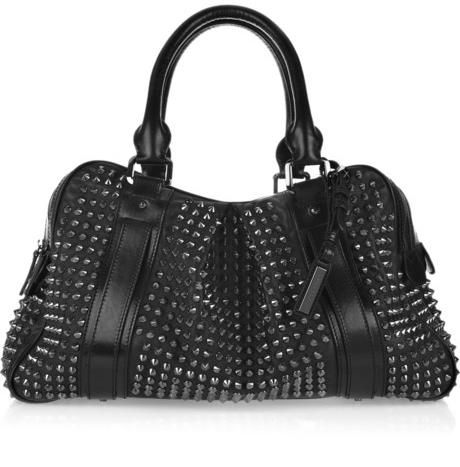 Burberry Shoes & Accessories ‘Knight’ Studded Leather Bag Studded Leather Bag, Studded Handbag, Studded Purse, Living In London, Studded Bag, Burberry Shoes, Handbag Heaven, Leather Travel Bag, Burberry Handbags