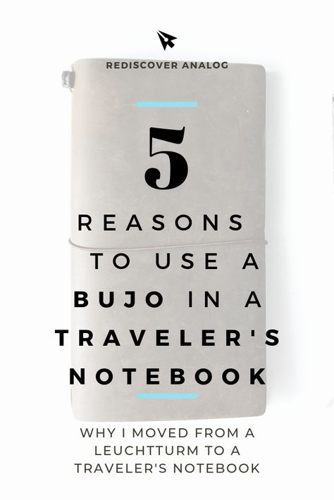 Why I Moved My Bullet Journal to a Traveler's Notebook Diy Travelers Notebook Inserts, Travelers Notebook Setup, How To Bullet Journal, Bujo Spreads, Journal Layouts, Notebook Refill, Creating A Bullet Journal, Planner Setup, Bullet Journal How To Start A