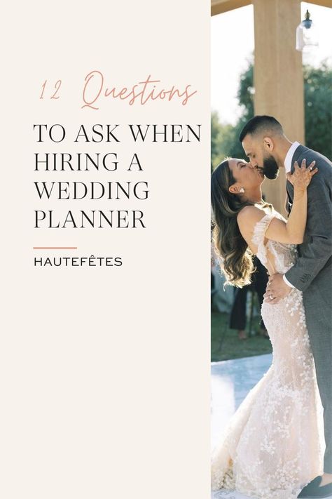 12 Questions To Ask, Amazon Wedding Registry, Amazon Wedding, Wedding Planner Business, 12 Questions, Event Planning Business, Essential Questions, Best Wedding Planner, Wedding Event Planner