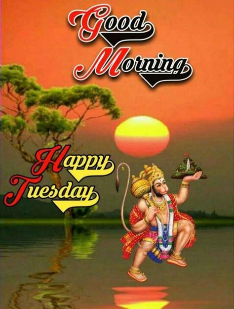 Good morning happy Tuesday jai Hanuman Good Morning Happy Tuesday, Happy Tuesday Images, Good Morning Tuesday Images, Good Morning Gif Images, Happy Tuesday Morning, Good Morning Krishna, Happy Good Morning Images, Morning Tuesday, Motivational Good Morning Quotes