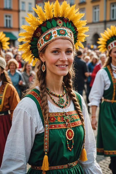 5 Exciting Lithuanian Cultural Festivals You Need to Experience! Lithuania Culture, Lithuanian Culture, Lithuanian Food, Cultural Festival, Florida Georgia, Different Seasons, Seasonal Celebration, Summer Solstice, Folk Music