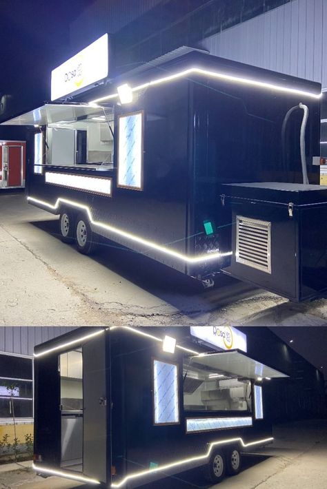 Truck Restaurant, Barbeque Grill Design, Burger Van, Truck Organization, Car Information, Food Trailer For Sale, Food Trailers, Mobile Coffee Shop, Food Business Ideas