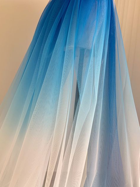 Black To Red Ombre, Blue Dip Dye, Ombre Fabric, Green Tulle, Ombre Dress, White Ombre, Blue Tulle, Amazing Lace, Red Ombre