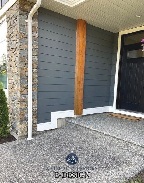 Sherwin Williams Roycroft Pewter, Roycroft Pewter, Exterior Gray Paint, Gray House Exterior, Exterior House Colors With Brown Roof, Exterior House Colors Ranch Style, Exterior Kitchen, Exterior House Colors Stucco, Exterior House Colors With Stone