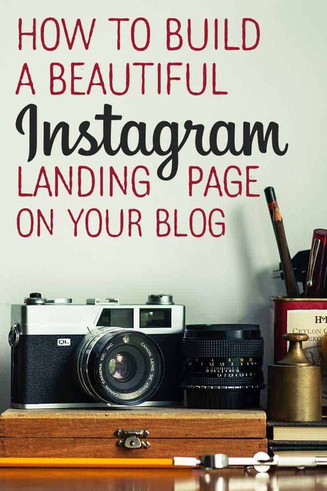 How to make a beautiful Instagram landing page for your blog Friend Projects, Social Media Advice, Photography Resources, Instagram Marketing Tips, Family Finance, Different Words, Blog Social Media, Debt Payoff, Life Tips