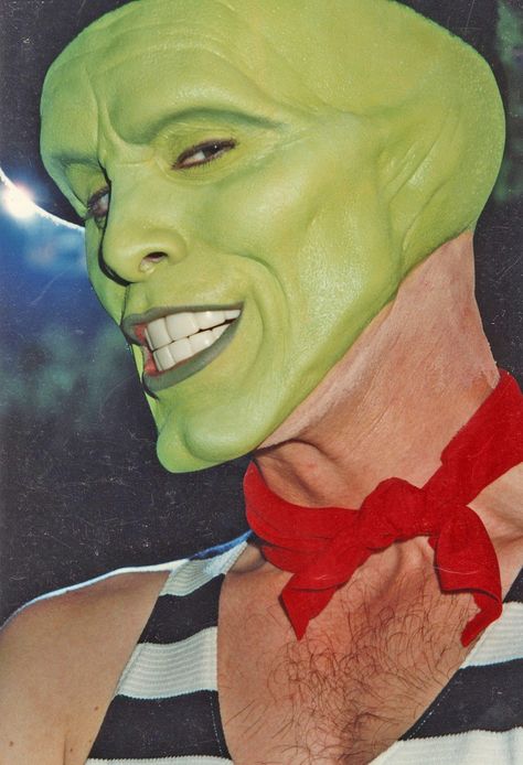 The Mask Jim Carrey The Mask, O Maskara, Jim Carrey Movies, Movie Makeup, The Truman Show, Clever Halloween Costumes, Cameron Diaz, Jim Carrey, Dark Horse Comics