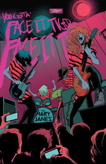 Music Illustration, Spider Gwen, Mötley Crüe, Drawing Reference Poses, Art Reference Poses, On Stage, Rock Art, Music Art, Cartoon Art