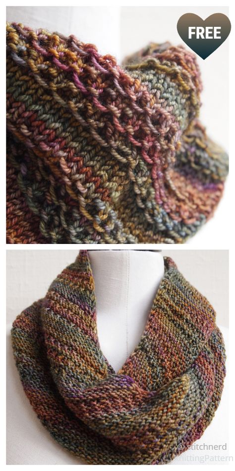 Knit That Nice Stitch Cowl Free Knitting Pattern - Knitting Pattern That Nice Stitch Free Pattern, Knitting Cowl Patterns Free, Knit Cowl Pattern Free Easy, Knitted Cowl Patterns Free, Easy Cowl Knitting Pattern, Knitting Scarfs, Knitted Cowls, Diy Laine, Knitted Scarfs