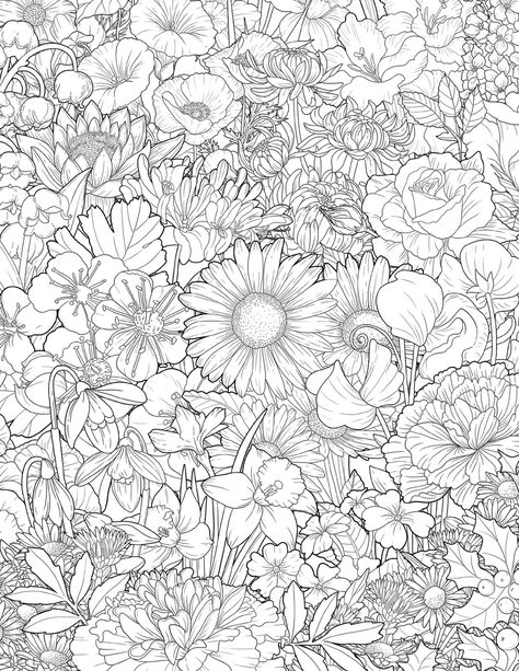 Easy Colouring Pages, Mosaic Ornaments, Coloring Challenge, Printable Flower Coloring Pages, Abstract Coloring Pages, Color Catalog, Freebie Friday, Spring Coloring Pages, Textiles Projects