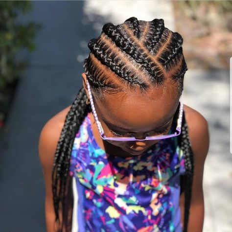 25 Simple And Beautiful Hairstyle Braids For Children | ThriveNaija Website Gallery, Kid Braid Styles, Cute Braided Hairstyles, Braided Ponytail Hairstyles, Pelo Afro, Cool Braid Hairstyles, Black Kids Hairstyles, Girls Hairstyles Braids, Natural Hair Styles Easy