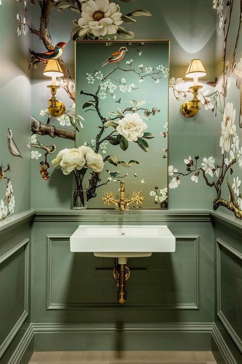 10+ Ideas to Transform Your Powder Room: Inspiring Designs for Small Spaces - Vividly Aesthetic