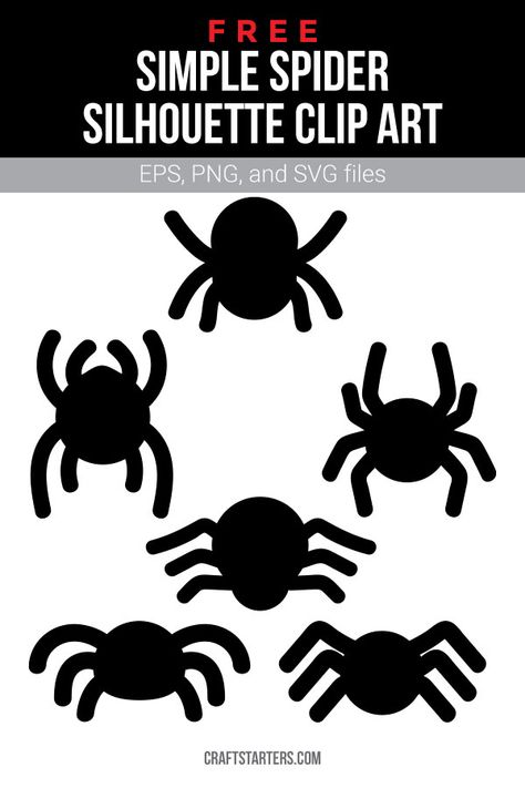 Halloween Spider Drawing Easy, Spider Cutout Template, Spider Printables Free, Spider Simple Drawing, Kindergarden Rooms, Spider Drawing Simple Cute, Spider Cute Drawing, Small Spider Drawing, Spider Svg Free