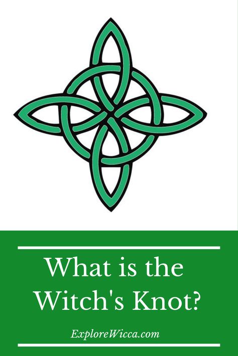 Discover the meaning of the witch's knot and why it's so important to #wiccan spells! #wicca #witchcraft #pagan #magick #celtic Knot Tattoo Meaning, Witches Knot Tattoo, Witch's Knot, Witches Knot, Pagan Magick, Witch Symbols, Wiccan Tattoos, Wiccan Crafts, Pagan Symbols