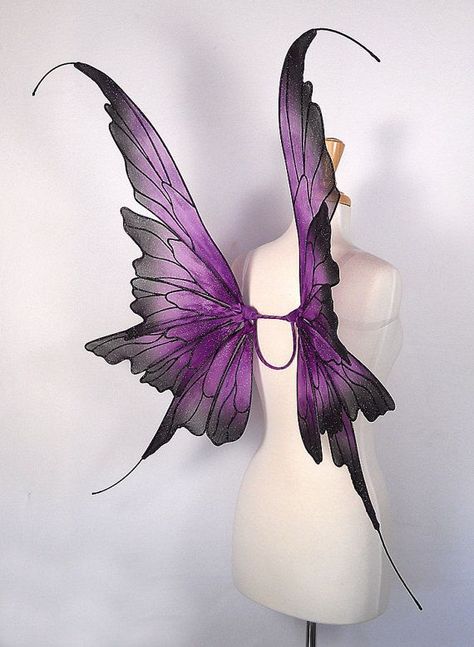 Fairy Photography, Wedding Fairy, Costume Wedding, Purple Fairy, Dark Fairy, Fairy Costume, Fairy Wings, Butterfly Wings, Purple