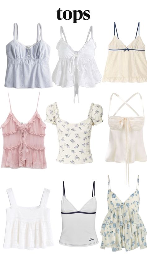 outfit inspo | tops | coquette | spring tops | tank tops Coquette Spring, Elegance Dress, Cute Coquette, Classy Fashion, Visit Website, Spring Tops, Outfit Inspo, Beauty