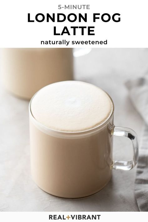 London Fog Drink, Milk Frother Recipes, Frother Recipes, London Fog Recipe, London Fog Latte, London Fog Tea Latte, London Fog Tea, Milk Tea Recipes, Tea Drink Recipes