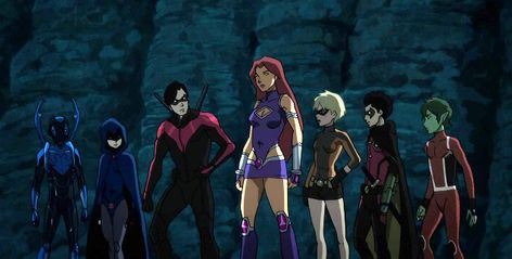 Teen Titans Judas Contract, Teen Titans Show, Judas Contract, Dc Animation, Young Justice League, Teen Titans Love, Teen Titans Starfire, Dc Comics Girls, Justice League Dark