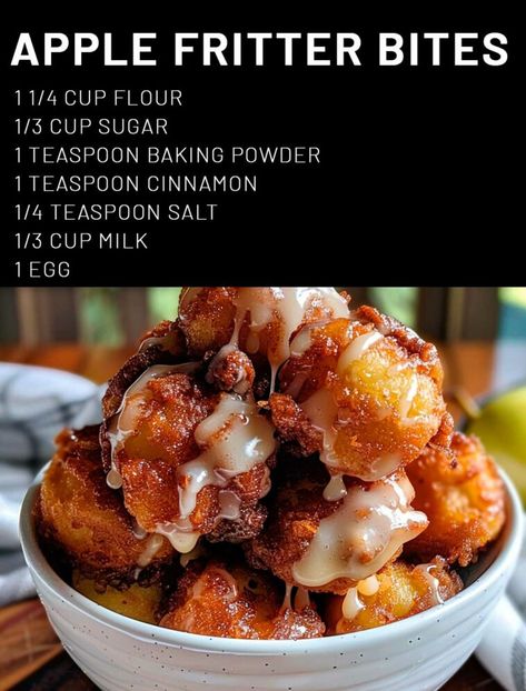 Search Results for “Apple Fritter Bites” Apple Fritter Bites Recipe, Apple Fritter Bites, Fritter Bites, Baked Apple Fritters, Apple Crisps, Sweet Roll Recipe, Apple Bite, Apple Recipes Easy, Apple Fritter