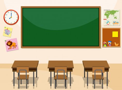 Papan Tulis Kapur, Kids Classroom Decor, Classroom Interior, Classroom Background, Classroom Images, Classroom Clipart, Green Chalkboard, Clip Art Pictures, Background Powerpoint