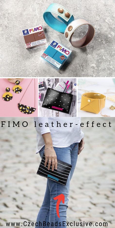 Fimo Leather Effect Jewellery, Polymer Clay Leather Effect, Leather Effect Polymer Clay Ideas, Fimo Leather Effect Ideas, Fimo Clay Jewelry, Christmas Crafts To Sell Bazaars, Fimo Leather Effect, Clay Art For Kids, Diy Summer Crafts