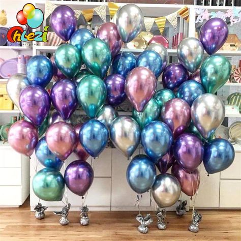 Smarter Shopping, Better Living! Aliexpress.com Chrome Ball, Romantic Wedding Decor, Home Wedding Decorations, Silver Chrome, Moving House, Garland Decor, New Years Decorations, Mermaid Party, Unicorn Party