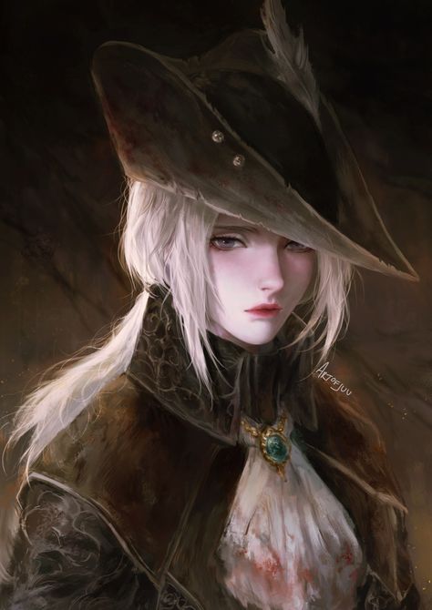 ArtStation - Bloodborne Maria, Juu Bloodborne Maria, Lady Maria Bloodborne, Maria Bloodborne, Bloodborne Characters, Sif Dark Souls, Lady Maria, Dark Souls Artwork, Bloodborne Art, Soul Game