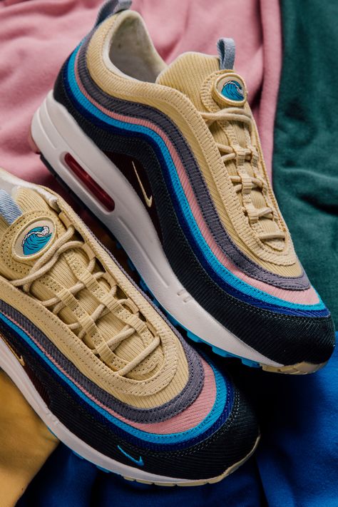 Nike Air Max 1/97 VF "Sean Wotherspoon" Best Sandals For Men, Nike 97, Sean Wotherspoon, Shoes Wallpaper, Sneaker Nike, Nike Air Shoes, Best Shoes For Men, Best Shoes, Sneaker Stores